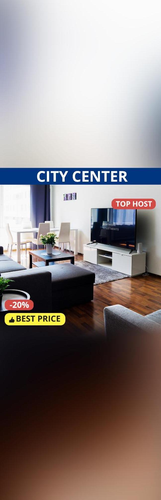 Oulu City Center 4-Room Apartment Parking Exterior foto